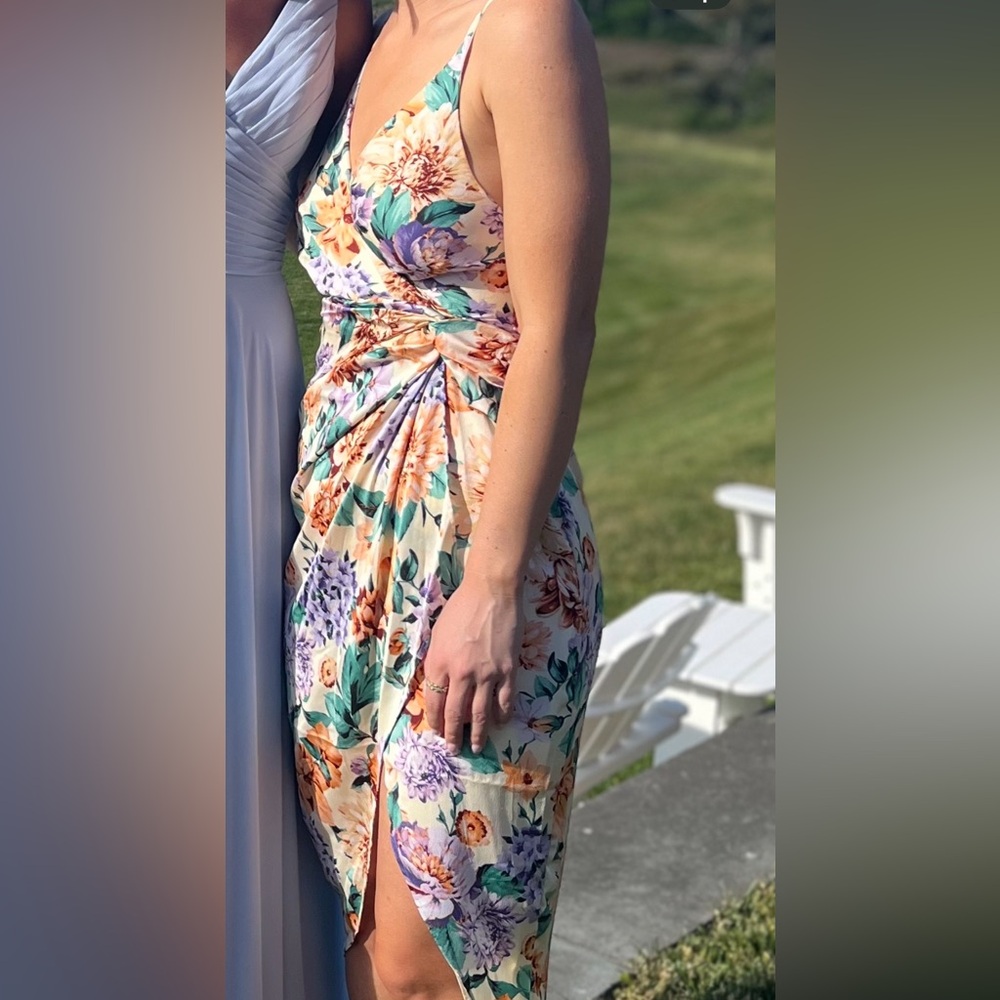 Express Floral Midi Dress